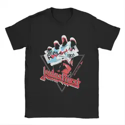 Judas Priest Men's T Shirt Funny Tees Short Sleeve O Neck T-Shirt Cotton Graphic Printed Clothing