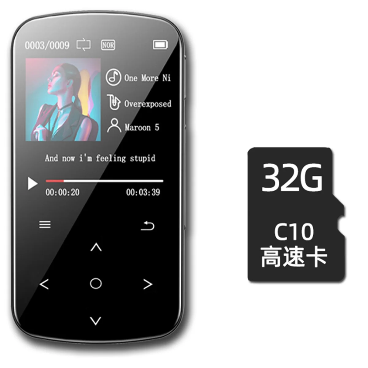 NEW BENJIE M9 MP3 Player 32GB HiFi Lossless Sound Bluetooth Clip Music Voice Recorder FM Radio