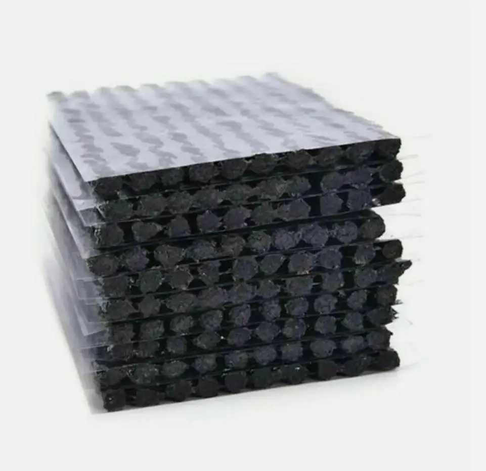 10Pc Car Tire Repair Tool Kit with Rubber Strips Tubeless Tyre Puncture Studding Plug Motorcycle Truck Vacuum Tire Repair Tool