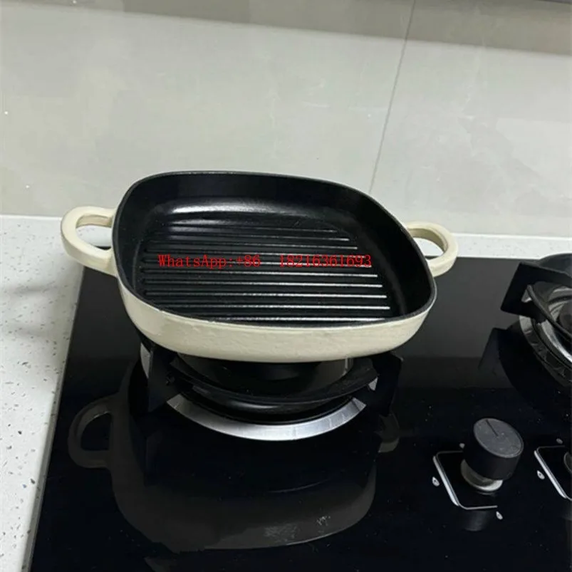 High quality cast iron frying pan non-stick pan induction cooker gas general factory direct sales