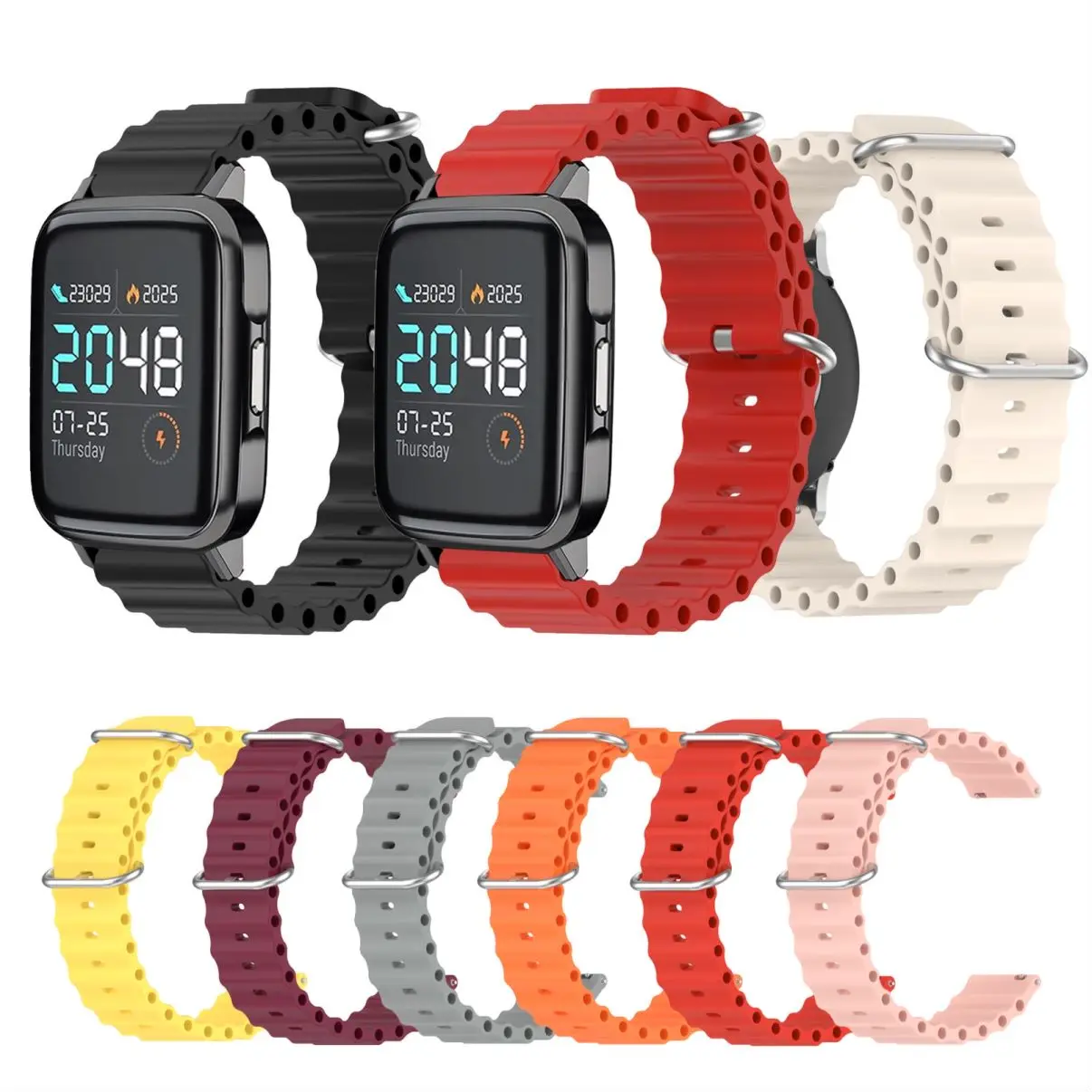 

Силиконовый ремешок Ocean Band для часов Huawei, подходит для 2 fit3, аксессуары для браслета