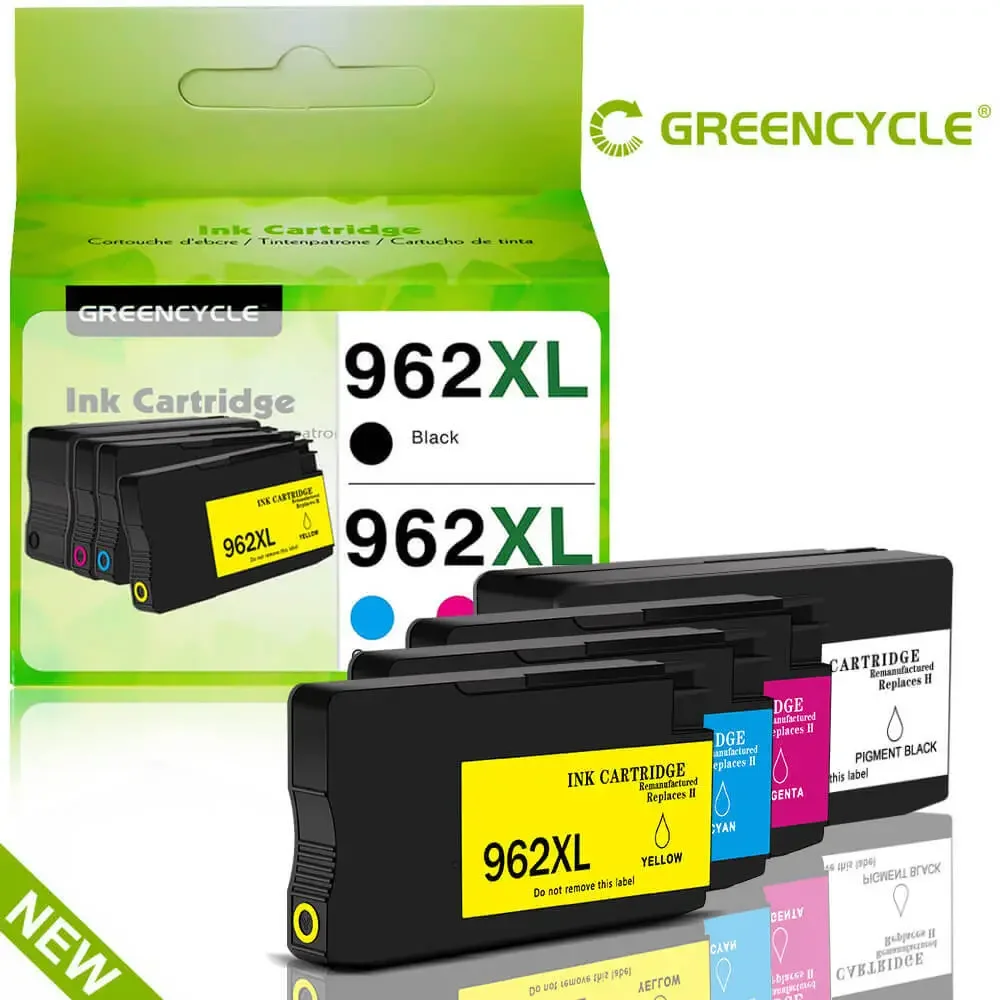 4PK 962 XL Ink Cartridges for HP Officejet Pro 9010 9012 9015 9018 9020 Printer