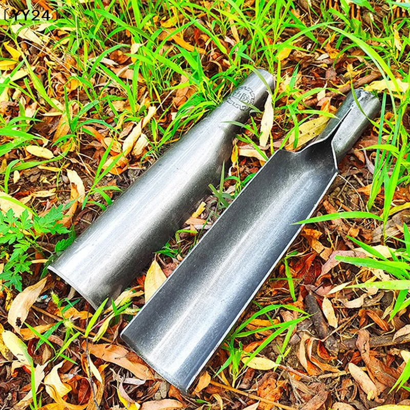 Thickened Manganese Steel Small Shovel Hole For Soil Planting Flowers Mountain Herd Agricultural Tools〔YY24〕