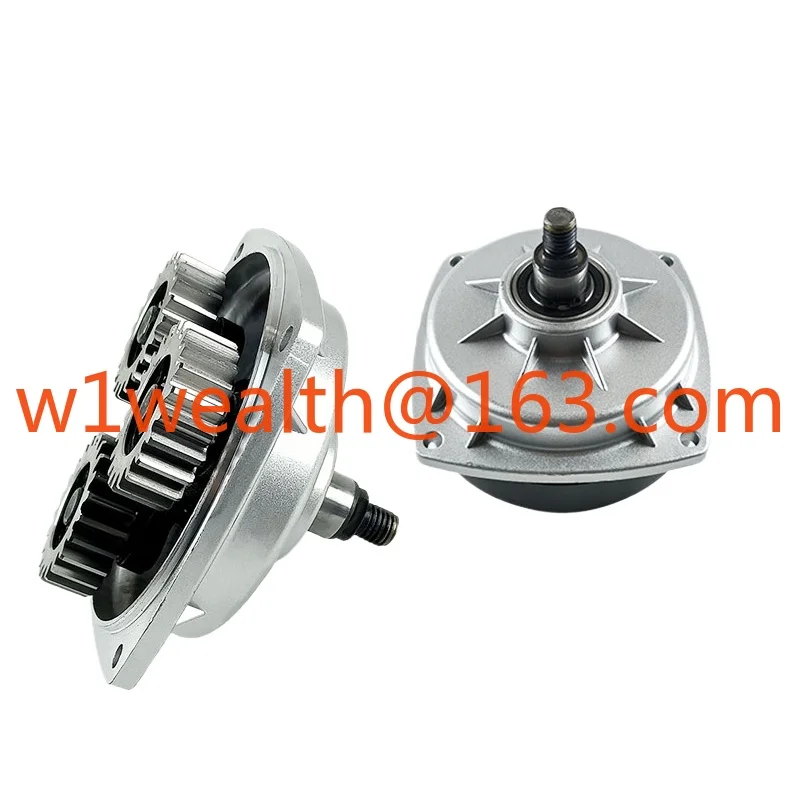 Electric tricycle brushless mid motor front cover assembly 22 teeth nylon tooth steel gear fittings reduction sprocket box
