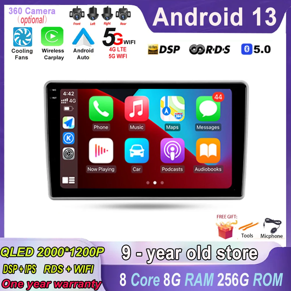 

for GAZ Gazelle Busines 2010 - 2021 Car Radio Multimedia Auto Video Player GPS Navigation Android 13 Intelligent System