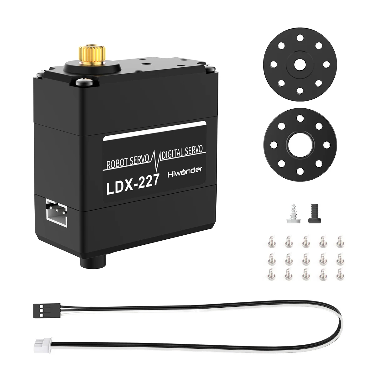 Hiwonder LDX-227 Dual Ball Bearing Full Metal Gear Digital Servo for Robot(Control Angle 270)