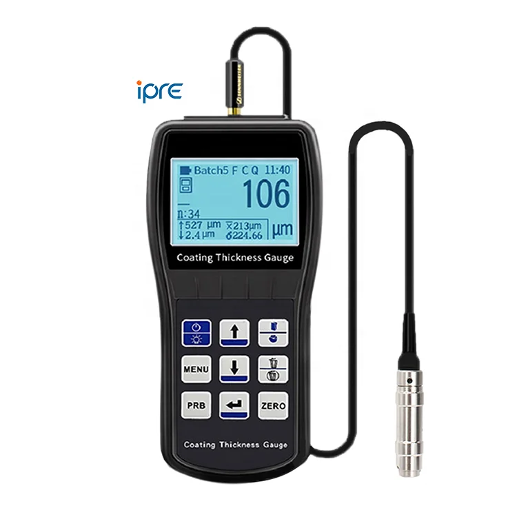 

IPRE CT 210 Lab Digital Portable 0-1500um Micron Coating Thickness Gauges Meter Testers