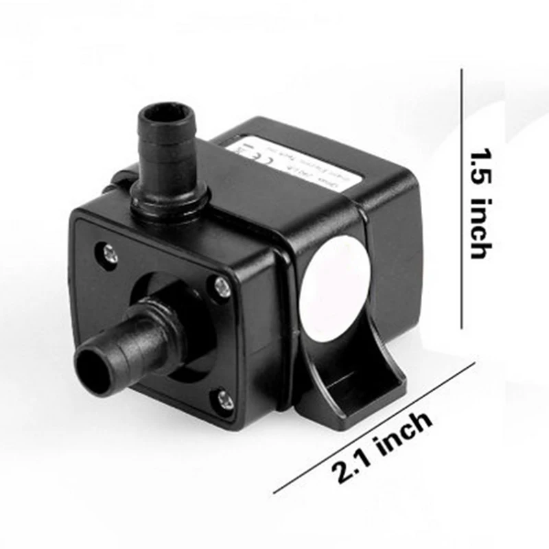 4.8W 5.8W 240L/H Silent Fish Tank Pump DC 12V 24V Solar Brushless Motor Pool Circulating Submersible Pump Water Pump