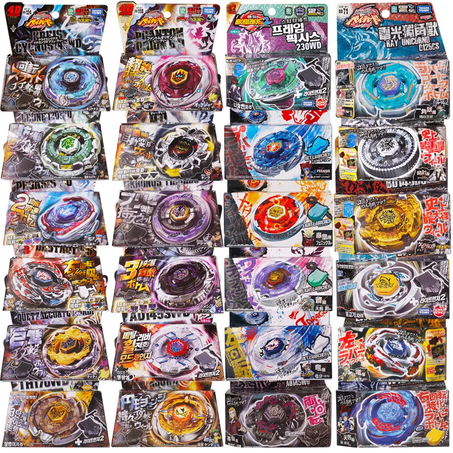 Orignal Takara Tomy Beyblade Metal BB122 BB104 BB108 BB106 BB59 BB70 BB69 BB28 BB29 BB4B3 BB88 B99 BB118 BB80 with Launcher