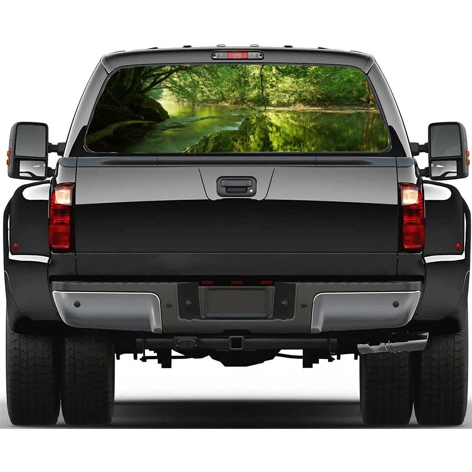 

forest plants Car Window Stickers Vinyl Translucent Decorative Truck Stickers Paint Film Car Decal Stickers