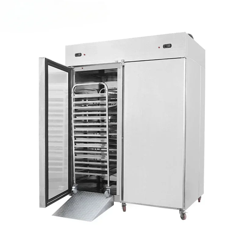 Commercial 1000-Liter Vertical Stainless Steel Deep Ice Freezer Cooling Refrigerator with Air Compressor 1900*940*2150mm