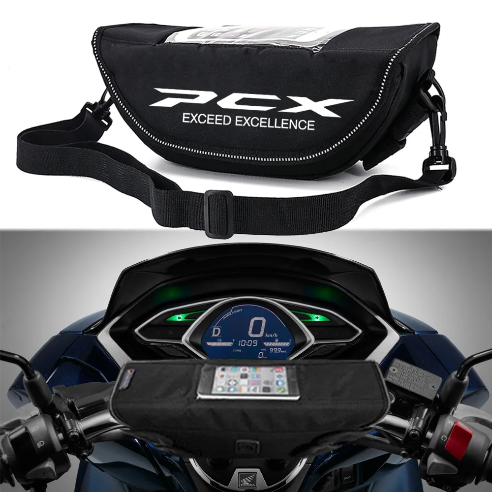 

For Honda PCX 125 PCX 150 PCX160 abs（all models）Motorcycle Waterproof And Dustproof Handlebar Storage Bag