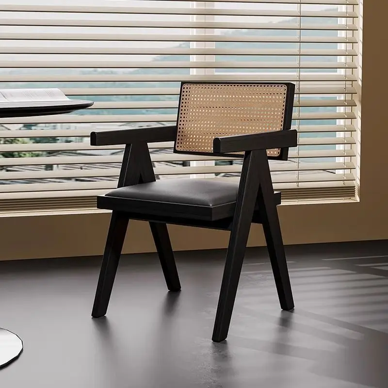 

Vintage French Dining Chair Solid Wood Home Chair Living Room Hotel Armchair Medieval Chandigarh Leisure Back Chair