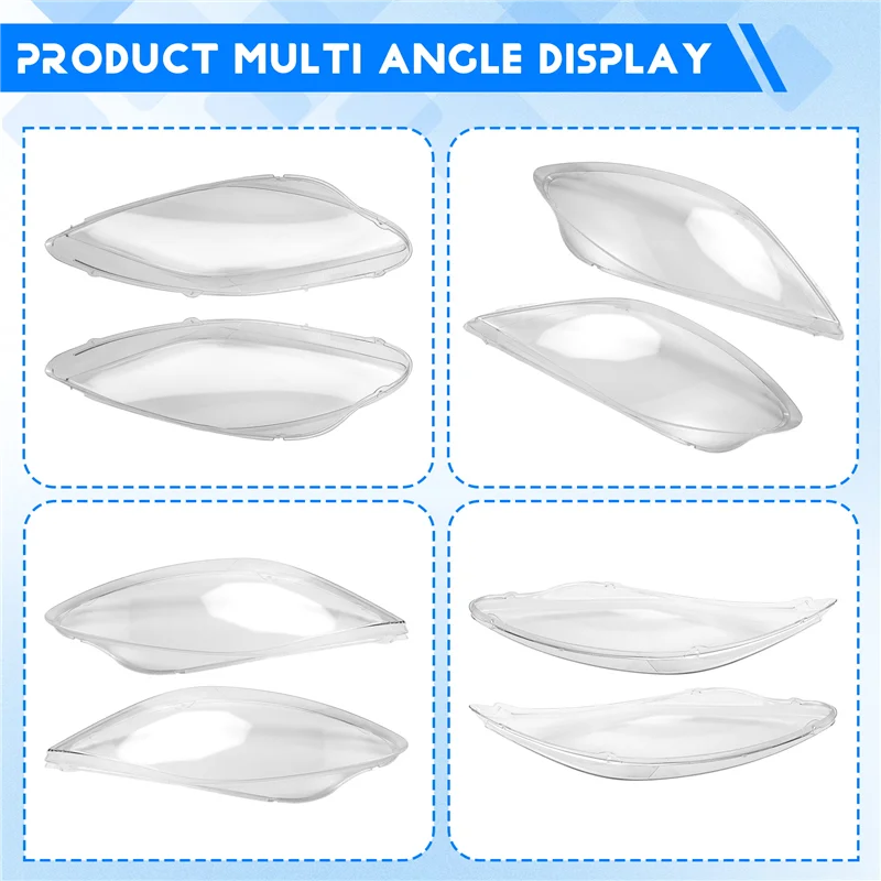 

WF-автомобильная фара, корпус линзы, крышка фары, абажур из плексигласа, прозрачный корпус абажура для Seat Leon 2009-2012