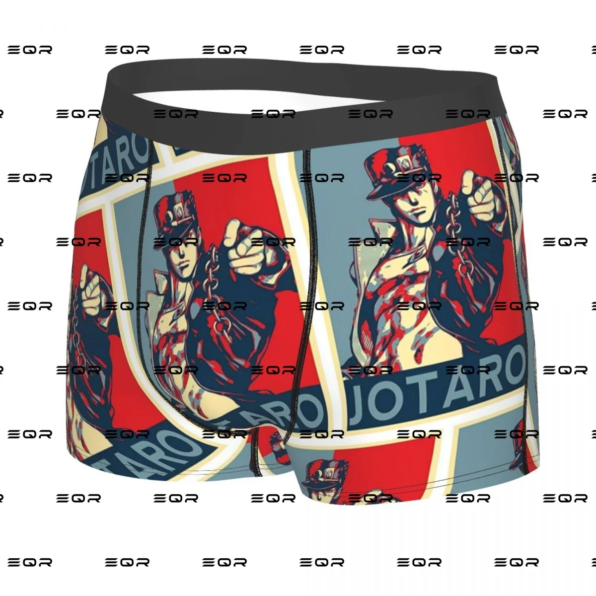 Jojo Bizarre Adventure Men's Boxer Briefs,Highly Breathable Underwear,Top Quality 3D Print Shorts Birthday Gifts