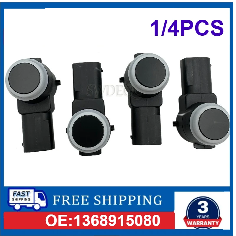 1/4 PCS 1368915080 PDC Reversing Sensor Parking Radar Replacement for Peugeot Citroen Commercial Van 2010-2019