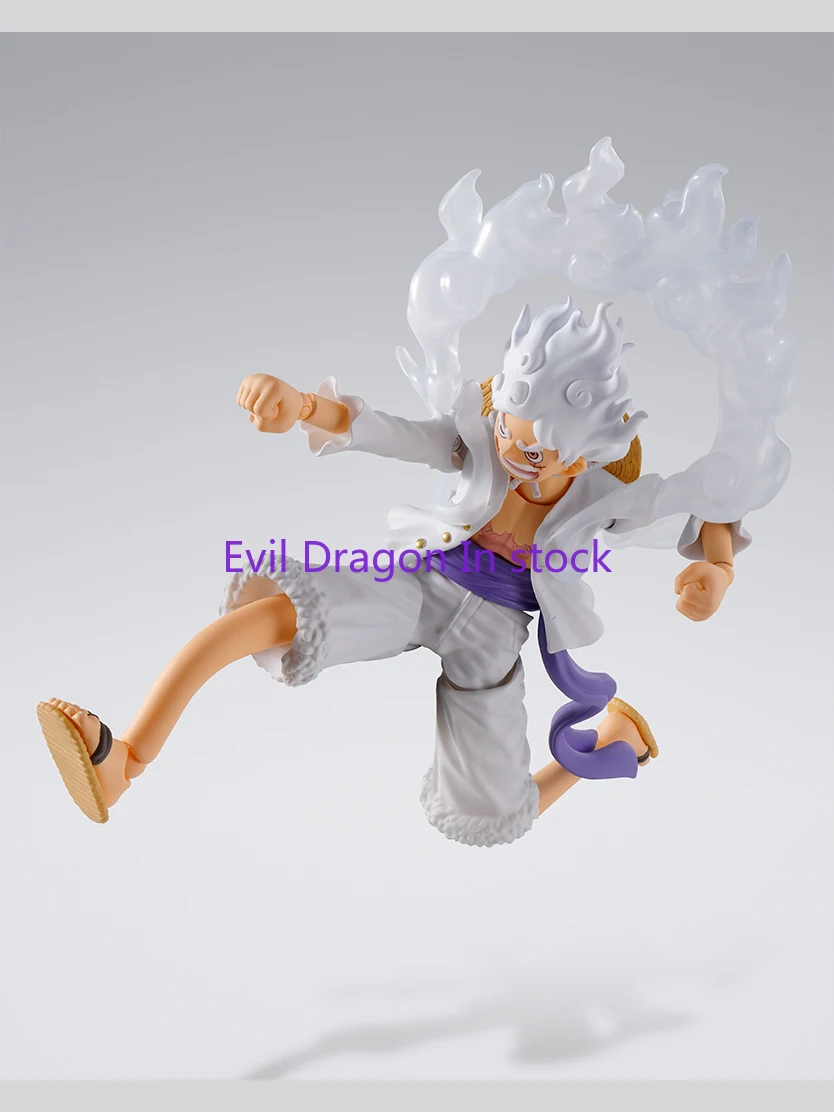 100% Original Bandai Sh Figuarts Shf One Piece Monkey.D.Luffy Gear 5 Gear5 Action Figuarts Anime Model Toys Pvc Figura Gifts