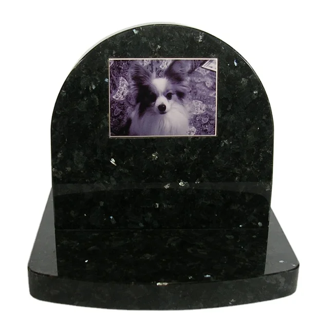 

Custom Natural Modern Black Granite Stone for Pets Tombstone Memorial Monument Dog Gravestone Cat Headstone