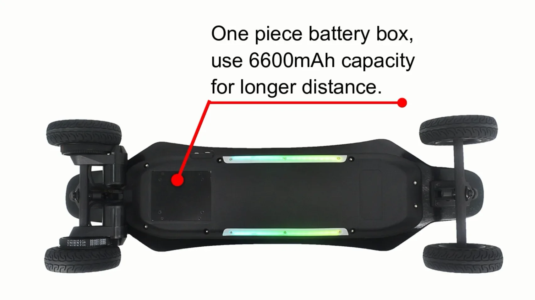 Planche à roulettes électrique pour adultes, planche à roulettes tout-terrain, longboard, 800W, moteur 40km, 4x4