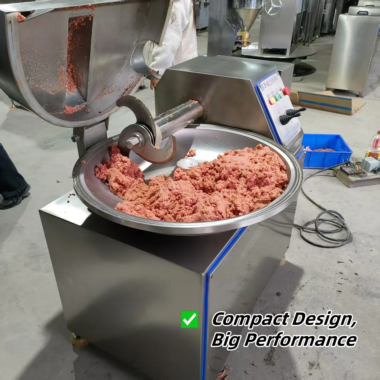 20L Small Bowl Chopper Meat Cutter for Sausage and Meat Processing