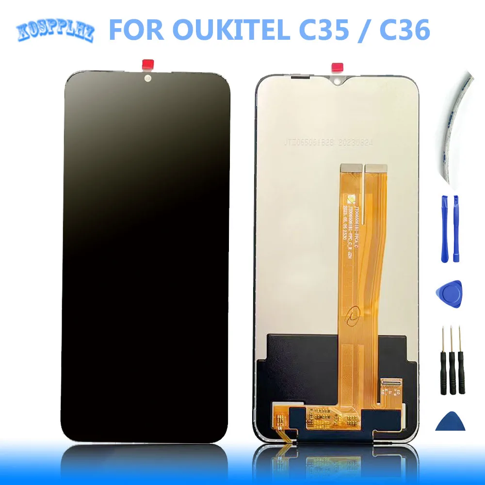 

Оригинальный ЖК-дисплей KOSPPLHZ для 6,56 дюймов Oukitel c35 C36, дигитайзер сенсорного экрана в сборе, Oukitel C36, сенсорный ЖК-дисплей, аксессуары
