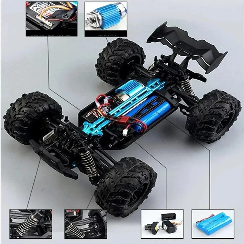 1:16 Scale Large RC Car 50Km/h High Speed RC Cars Toys For Adults And Kids Remote Control Cars 2.4G 4WD Off Road Monster Truck