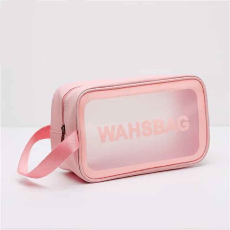 Borsa per trucco impermeabile con divisori regolabili, organizer cosmetico compatto per pennelli, rossetti e elementi essenziali di bellezza, portatile