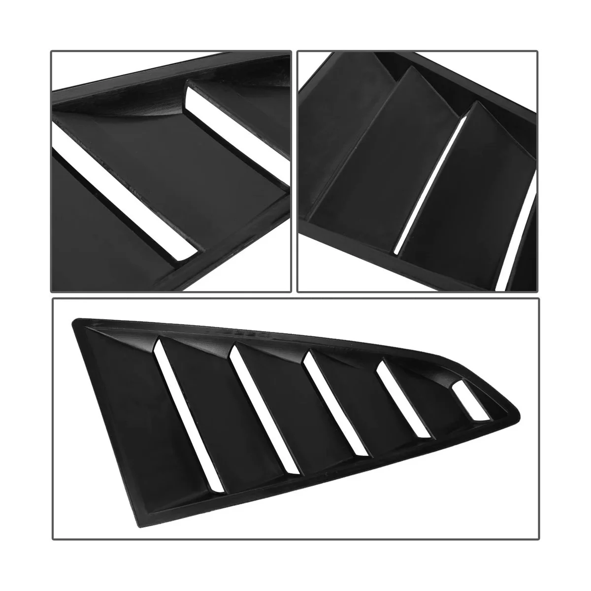 Car Body Trim Vents for 15-22 Ford Mustang Tuning Side Air Intake Vents Louvres Special Exterior Sticker Carbon