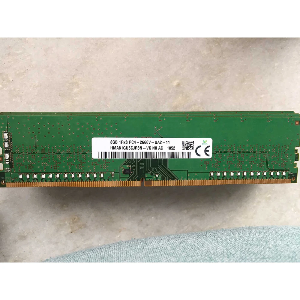 

1 PCS 8G 1RX8 PC4-2666V For SKhynix Server Memory HMA81GU6CJR8N-VK