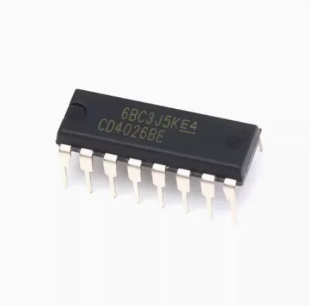 1PCS Original Genuine Direct Plug CD4026BE DIP-16 Logic Chip Decimal Counter/Frequency Divider Chip