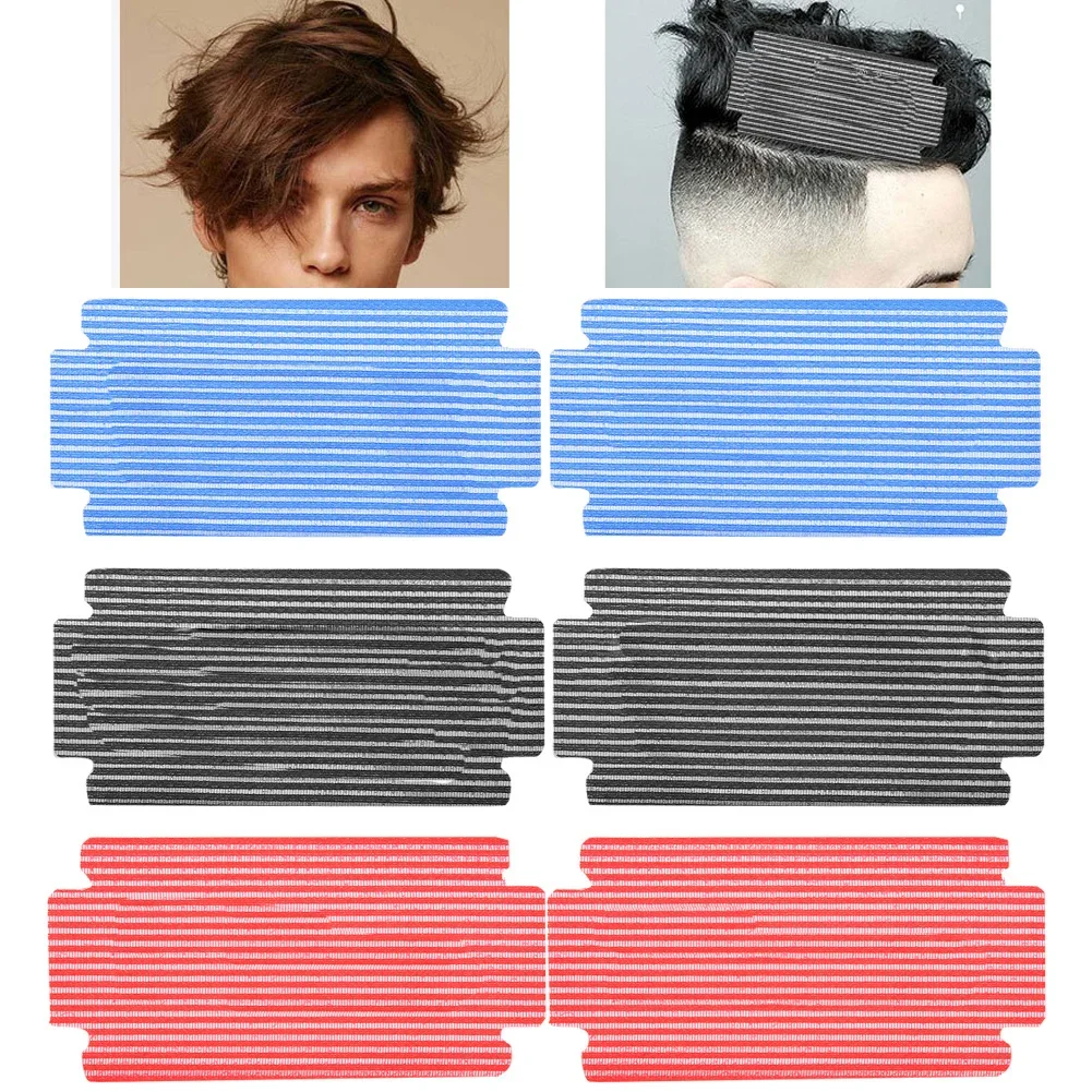 3 Pairs Fringe Hair Grip Pad Styling Sticker Hair Fixed Clip Accessories For Barber Salon