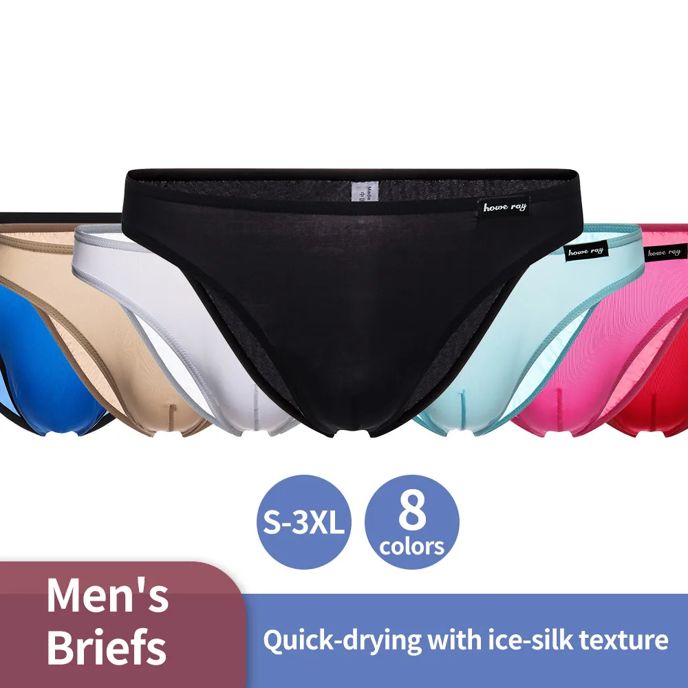 

Ice Silk Sheer Men's Briefs - Ultra-Sexy Comfortable Underwear Perfect for Daily Wear & Intimate Moments