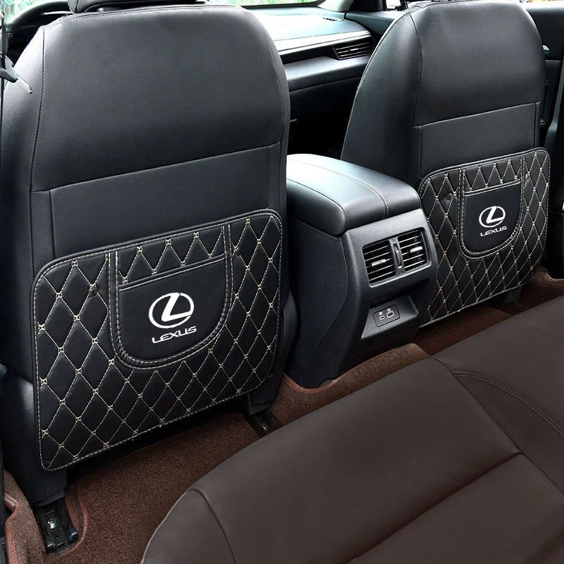 Car Seat Anti-Kick Pad Anti-fouling Protector Mat For Lexus ES RX NX LS UX LM LX IS250 IS300 RX350 LS500 LX600 NX260 CT200 HS250