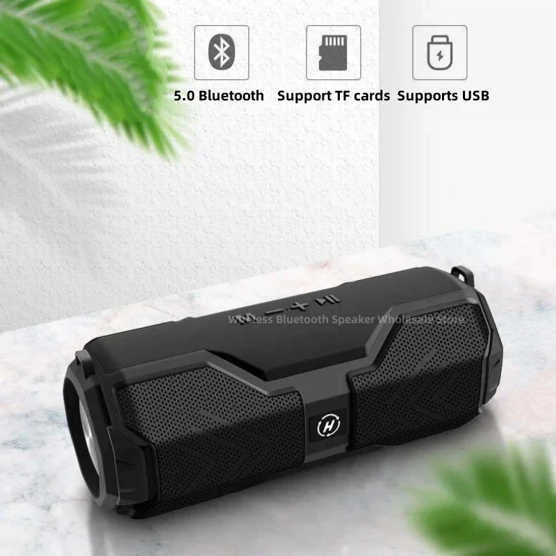 Bluetooth Speaker 200W ultra high power  portable wireless Bluetooth speaker outdoor card waterproof bass speaker TF card