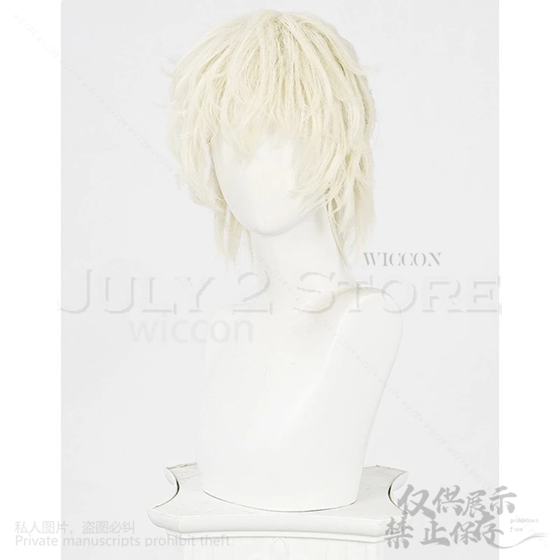 Anime Alien Stage Cosplay Luka R7 peluca disfraz pelo corto parpadeante para Halloween fiesta de Navidad traje de juego de rol para hombres personalizado