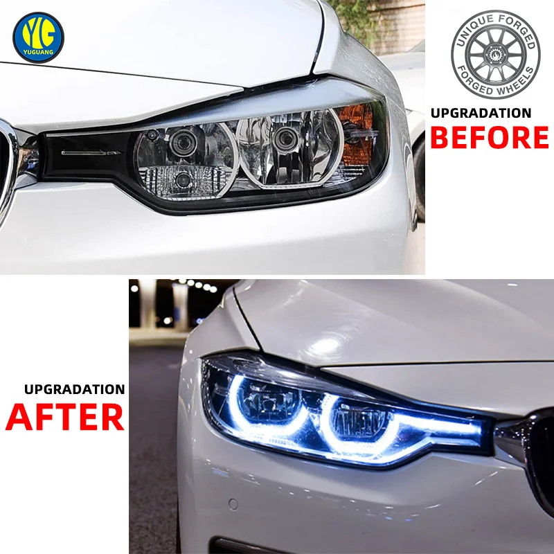 26 Style High Quality 12V 6000K LED Headlight For 3 Series F30 F35 2013-2018 Car Front Light Upgrade New Condition Lamp