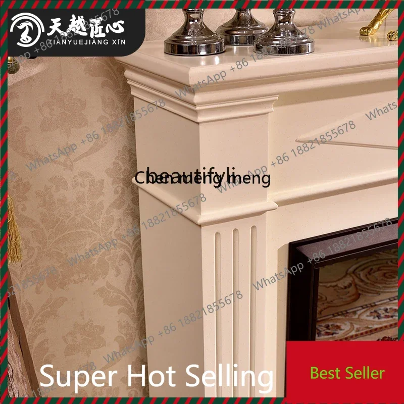 K182ZC182XXQFrench fireplace decorative cabinet, American fireplace rack simulation fire electronic fireplace core home customiz