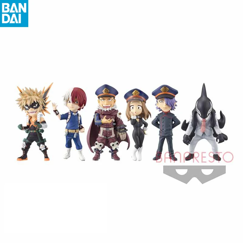 

In Stock Bandai Original Banpresto My Hero Academia Wcf Vo.8 Rise of Heroes Animation Model Image Toys Collection Children Gift