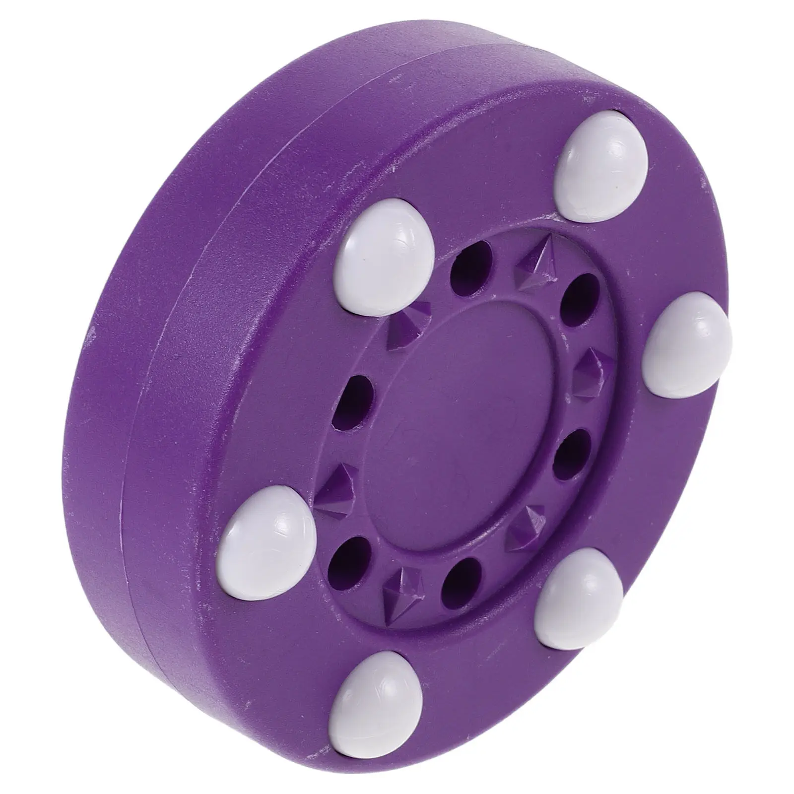 disco-de-hoquei-de-rolo-3-polegadas-roxo-seis-contas-plastico-disco-profissional-para-treinamento-e-pratica-de-hoquei-de-rolo-em-piso-interno