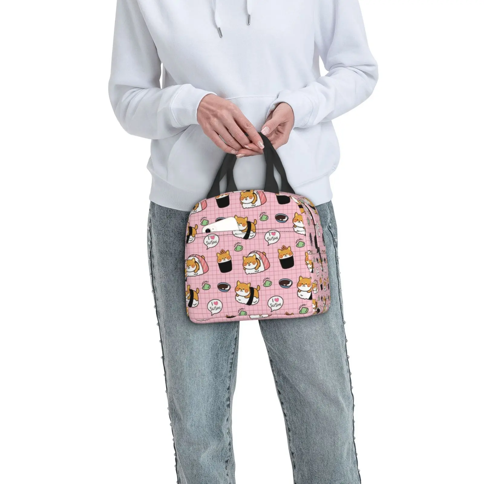 linda-bolsa-de-almoco-com-padrao-de-sushi-shiba-inu-para-meninas-caixa-de-almoco-divertida-bolsa-termica-para-piquenique-bolsa-de-almoco-portatil-com-ziper-em-oxford