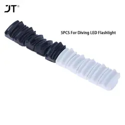 5pcs Switch Suitable For Diving LED Flashlight Dive Torch Lamp Light Underwater Tactical Dive Torch