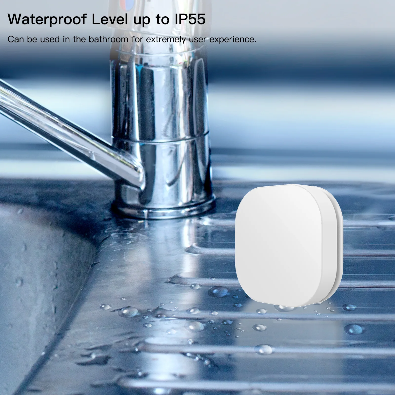 Tuya Wireless Zigbee Mini Switch Smart Home Automation Multi-Scene Integration Compact Home Control Device Battery Powered