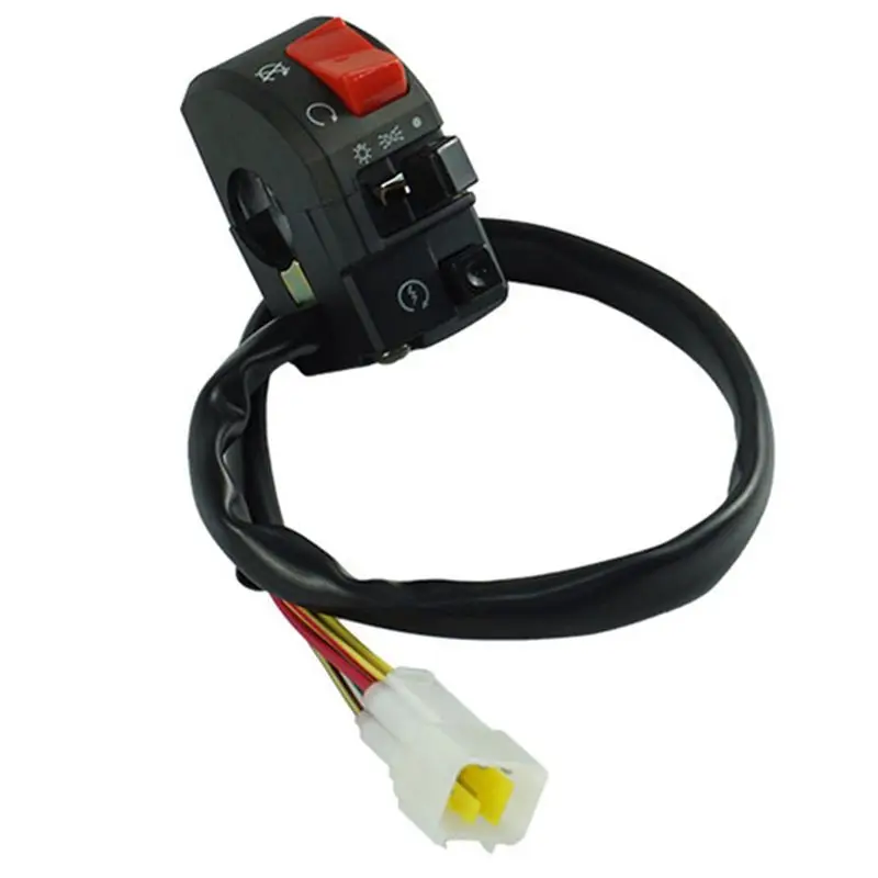 Classic-Universal Motorcycle Modified Handlebar Control Switch 7/8Inch / 22Mm Handlebar Switch Turn Signal Fog Lamp Start