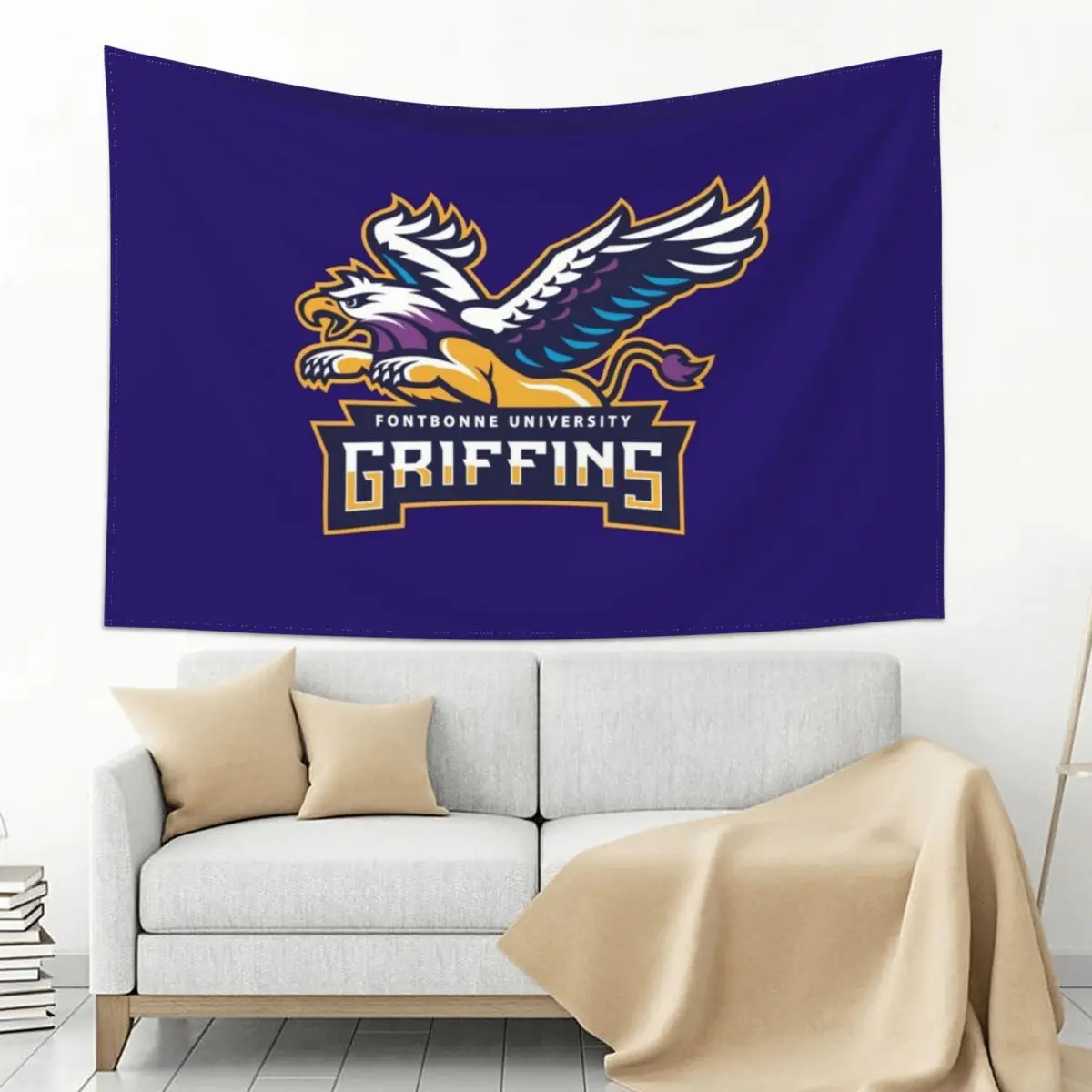 

The Fontbonne Griffins Tapestry Decoration Bedroom Room Aesthetic Decor Aesthetic Room Decorations Wallpaper Bedroom Tapestry