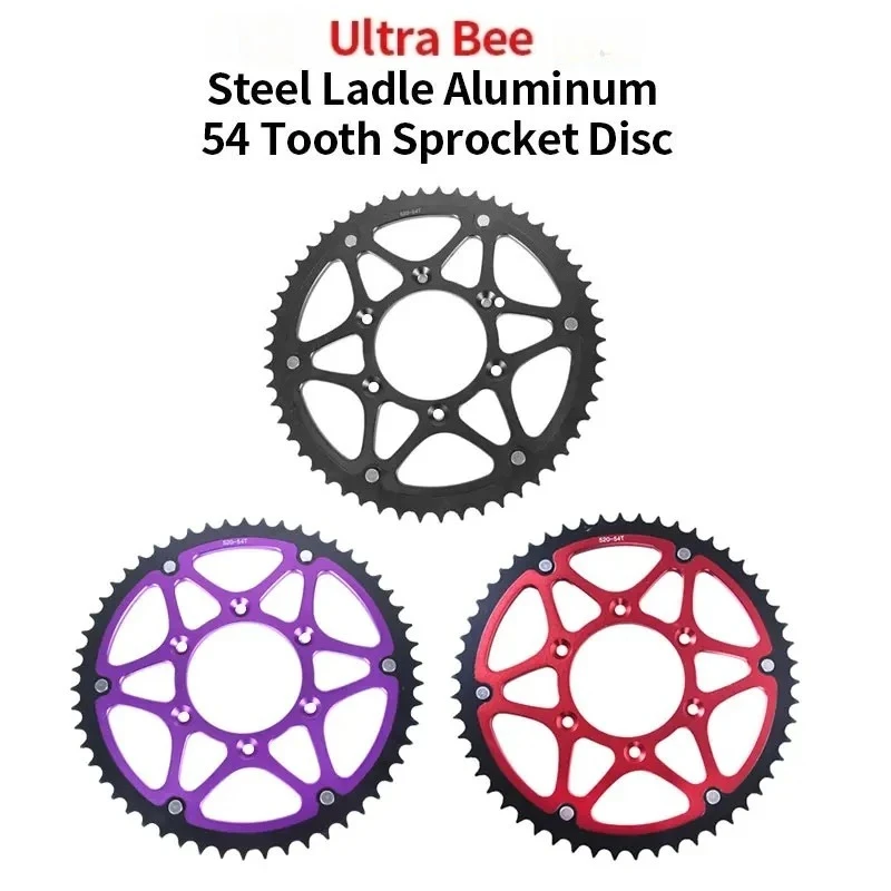 54 Tooth Sprocket Disc Plate For SURRON Ultra Bee Steel-clad Aluminum E-bike Off-road Dirtbike Motorcycle Accessories for SURRON