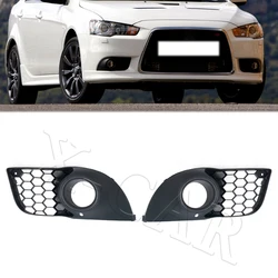 Left Right Grille Fog Light Cover Grille Bezel For Mitsubishi Lancer EX Lancer Sportback Ralliart Sedan SPORTLIMOUSINE For Car