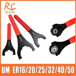 UM ER16 ER20 ER25 ER32 ER40 ER50 UM Type Collet Chuck Holder Spindle Nut Wrench Lathe CNC Milling Tools Shank ER Spanner