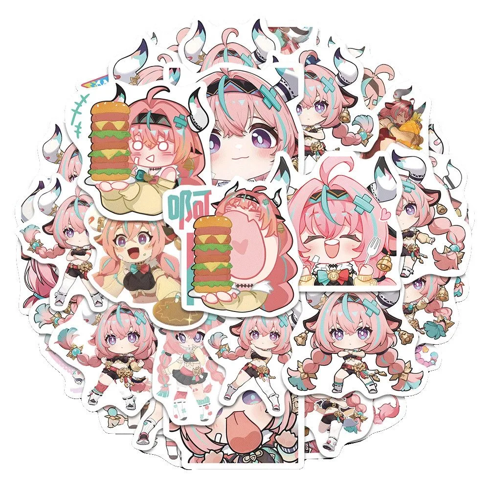 

Sunsyea Genshin Impact Merch Fans Collection Character Q Version Stickers 49 Pieces Varesa