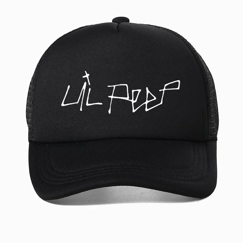 

Lil Peep print Baseball Cap Solid Color Letter Dad Hat Men Women Adjustable Summer Mesh Breathable Trucker hats Casquette