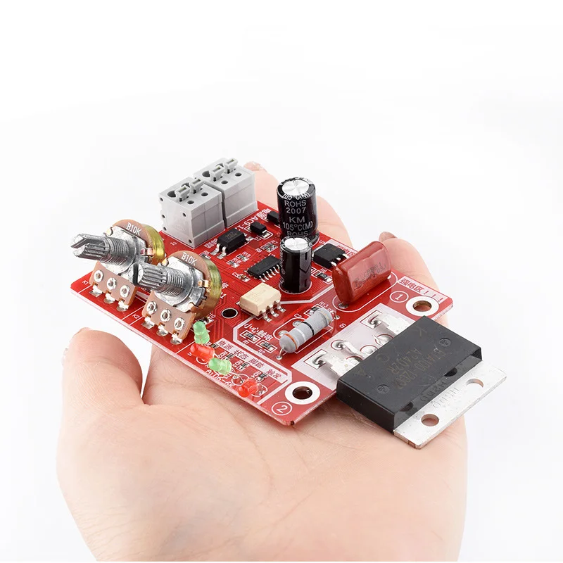 AC9-12V DIY NY-D01 Control Board 40A/100A Spot Welding Machine Control Board Welder Panel Adjust Time Current Digital Display gallery 3